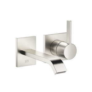 Dornbracht IMO washbasin wall fitting 36861671-06 without waste set, brushed platinum