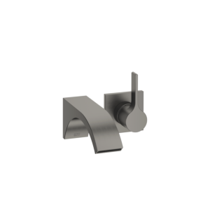 Dornbracht Cyo set de finition 36861811-99 mitigeur monocommande de lavabo mural à encastrer, saillie 190 mm, sans garniture de vidange , platine foncé mat