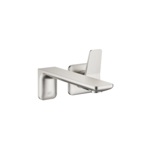 Dornbracht Lissè wall-mounted single lever mixer 36861845-06 for washbasin, without waste set, matt platinum