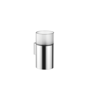 Dornbracht Glashalter Meta.02 8340197900 Wandmodell, chrom, mit Kristallglas, matt