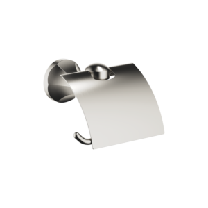 Dornbracht Madison toilet roll holder 83510361-06 with cover, matt platinum