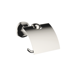 Dornbracht Madison toilet roll holder 83510361-08 with lid, platinum