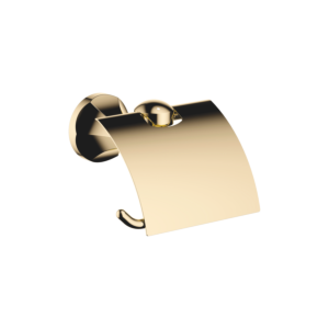 Dornbracht Madison toilet roll holder 361-09 with cover, brass