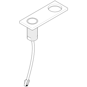 Dornbracht Piezobetätigung Poggenpoh 04100100300-57 ruthenium