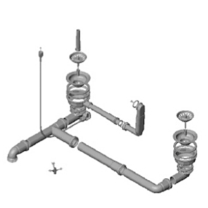 Dornbracht waste Kitchen steel matt