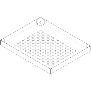 Dornbracht cover plate JustRain 04110212001-86 04110212001 Stainless Steel brushed