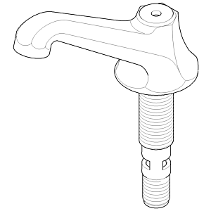 Dornbracht bec 135 mm Madison 04113600110-00 chromé