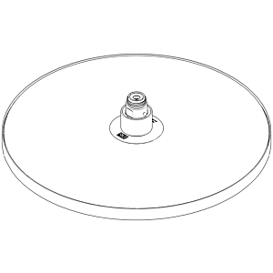 Dornbracht Regenbrause rund 04120509100-00 04120509100 D.300 mm chrom