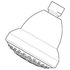 Dornbracht Douche de tête élégante 04121112001-00 chromé