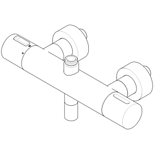 Dornbracht BR-WB pour douche sur pied 04170104700-00 chromé