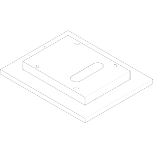 Dornbracht Gehäuse kpl. Big Rain 04170900100-86 edelstahl, matt