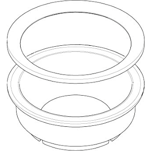 Dornbracht valve lower part 0417850110090 raw