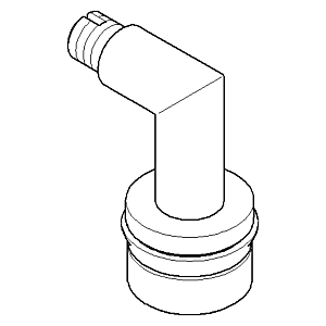 Dornbracht handle Winkel -complete match2 Tara . - 04182001800-06 matt platinum