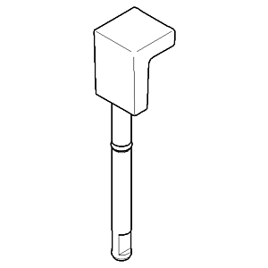 Dornbracht Zugstange 04207803000-06 04207803000 18 x 83 x 18 mm platin matt