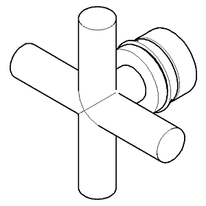Dornbracht Griff komplett TARA.-892 04208901000-49 cyprum