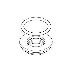 Dornbracht contre-vis g queue 3/4 0423100040490 50x50x20