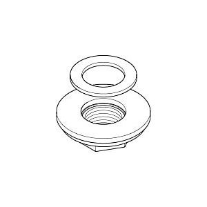 Dornbracht connecteur de comptoir 1/2 stv 1/2 0423100100490 PIÈCES DE RECHANGE 04231001004 D 45 mm, 1/2&quot;