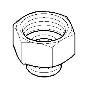Dornbracht screw nipple G 2000 / 801 x M 0424041661090 25 x 25 x 25
