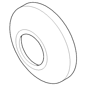 Dornbracht Ros. drawer, with sliding ring vc 04270101500-00 80 x 19 mm chrome