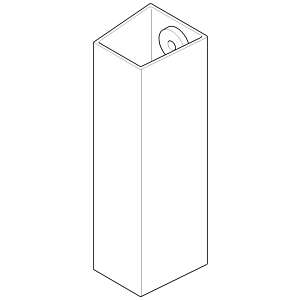 Dornbracht standpipe for WT increased 04282204300-47 champagne