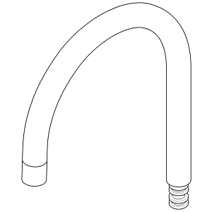 Dornbracht Ausl. 165mm Tara+Tara Class. 04282206600-00