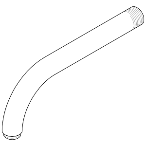 Dornbracht outlet WT wall 04282208910-06 240 x 110 x 50_platinum matt, spare part