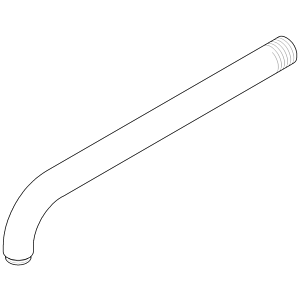 Dornbracht SPOUT L=250 mm - platinum 04282211710-06 matt