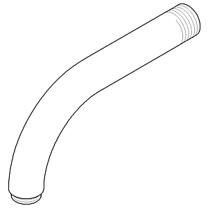 Dornbracht PIPE AL.135MM WALL WT - c 04282219900-00 160x80x40_chrom