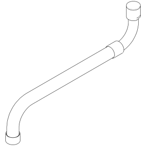 Dornbracht Herausziehbarer Auslauf chrom 04282507500-00 04282507500 D 18 x 225 mm Chrom