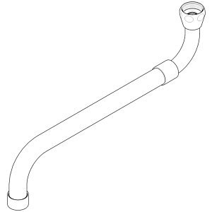 Dornbracht herausz. Auslauf platin matt 04282507535-06 04282507535 300-480 mm Platin gebürstet