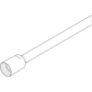tuyau Dornbracht avec cône 04300206200-49 04300206200 2000 / 801 x M15x1 x 1500 mm Chypre