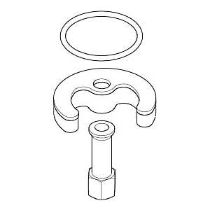 Dornbracht mounting kit EHM 0430110382590 raw