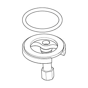 Dornbracht Befestigungssatz Circle 0430110389290 ERSATZTEILE 04301103892 D 52 x 57 mm