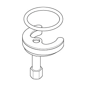 Dornbracht mounting kit 0430110850190 raw