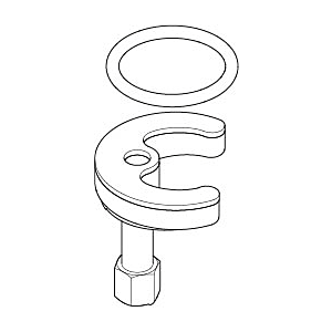 Dornbracht mounting kit 0430110857890 50 x 45 x 15