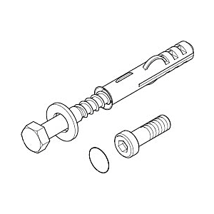 Dornbracht ceiling mounting set Big 0430350100090 raw