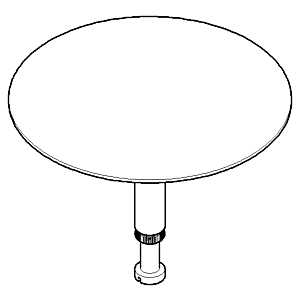 Dornbracht complete- Bouchon pour extrémité de tuyau tub Ab-u 04312003148-47 champagne