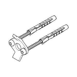 Dornbracht fastening set oval 0517207130090 05172071300 39.5 x 33 mm
