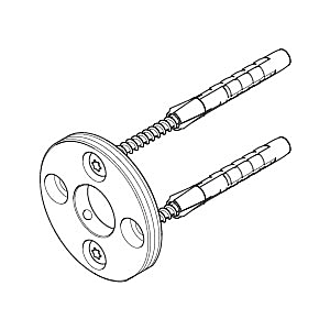 Kit de montage Dornbracht, rond M 0517207190090 05172071900 M50 x 1 mm