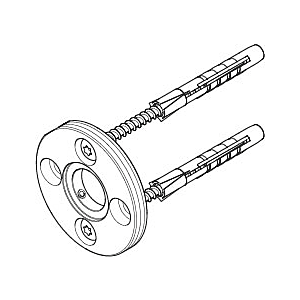 Dornbracht Befestigungssatz, rund 5 0517207320090 70x50x10