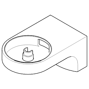 Dornbracht support mural lumière 05179650500-00 chromé