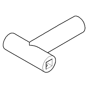 Dornbracht Halter PH avec couvercle intérieur 05179756201-00 chromé