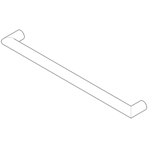 Dornbracht Pipe with mounts 05282258700-00 chrome