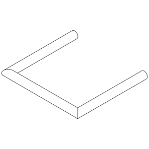 Dornbracht Tuyaux avec enregistrement 05282262500-00 chromé