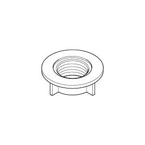 Dornbracht écrou FIL 24/19 queue-S 08101051790 45x45x15
