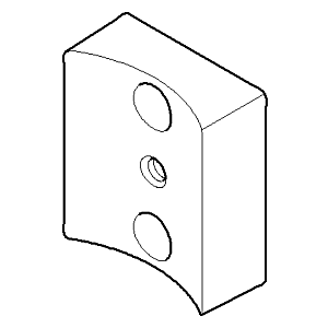 Dornbracht Wandhalter Glashalter+Spe 081010530-00 55 x 45 x 20_chrom