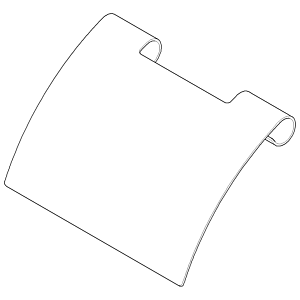 porte-papier couvercle Dornbracht 081102521-06 platine mat