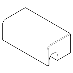 Dornbracht holder basket wall chrome 081730500-00 081730500 29 x 57 x 22 mm chrome