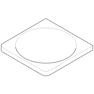 Dornbracht savon mural 081771558-00 chromé