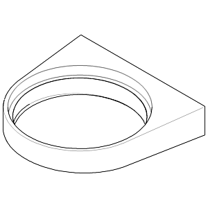 Dornbracht wall mount soap holder 081784506-00 chrome